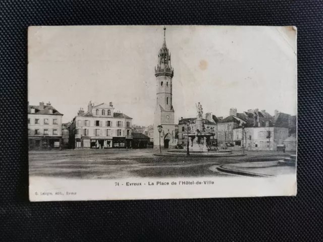 CPA 27 EVREUX - La Place de l'Hôtel de Ville