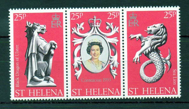 St Helena 1978 25th Anniversary of the Coronation MNH set