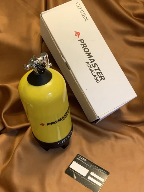 Silver Citizen Promaster Diver "Scuba Tank" Container In Box (No Watch - Foto 6