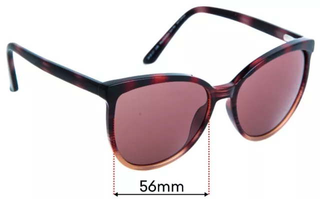 SFx Replacement Sunglass Lenses Fits Specsavers Mooloolaba  - 56mm Wide