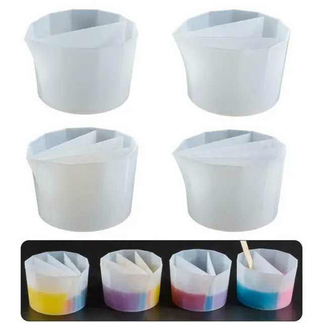 Epoxy Silicone Color Mixing Cup Toning Dispensing Cup Craft DIY Tool F9U9