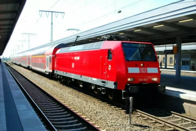 Photo  German Rly - 146 002   Db Adtranz Class 146.0 Bo-Bo No.146 002 At Bochum