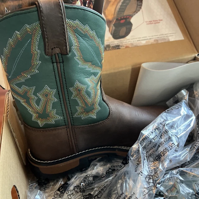 ROCKY KIDS BOOTS New Ride Junior Square ToeSize 13.5 Ride Bean Toe Blue