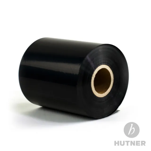 HUTNER Thermotransferfolie Premium Wachs 110mm x 300m schwarz Thermotransferband
