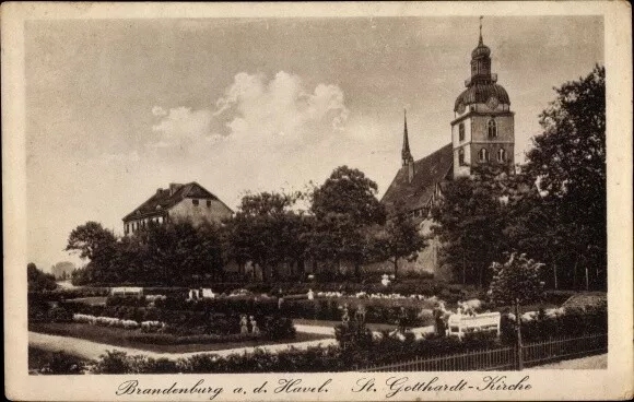 Ak Brandenburg an der Havel, St. Gotthardt Kirche - 2928346