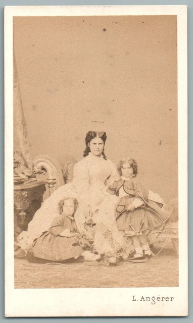 Photo CDV Originale – Comte & Comtesse De Chambost, Savoie, Vers 1870
