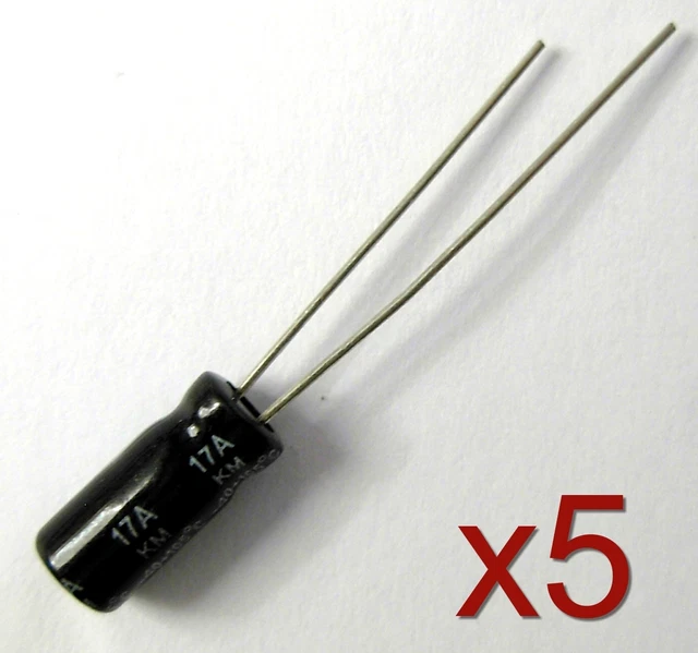 5x Condensateur électrolytique 100V 4,7uF Aluminium Radial Capacitor 11x5mm