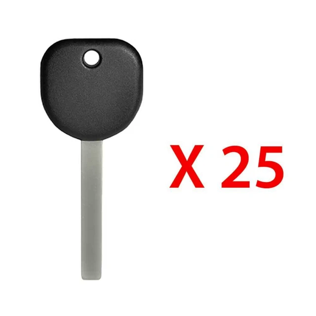 Uncut Transponder Key Replacement for GM ID46 GM Ext Chip HS B119-PT (25 Pack)