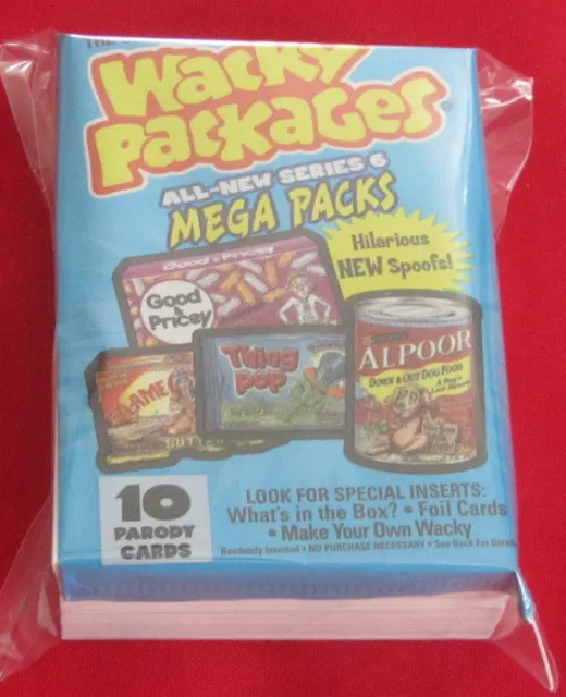 Wacky Packages All New Series Ans6 Complete Set 1-80     @@ Pack Fresh @@ 2