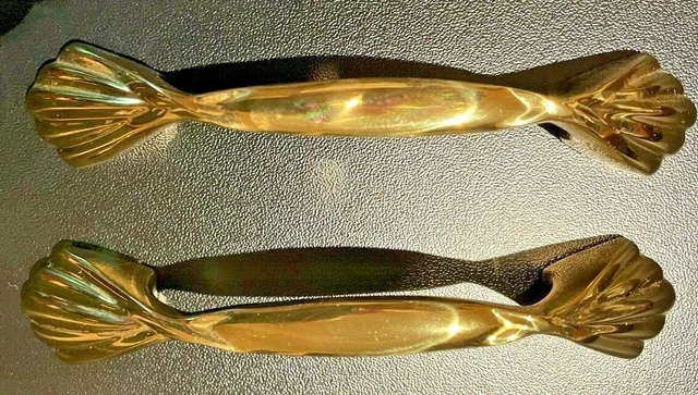 Solid brass drawer pull transitional 3" or 3.75"