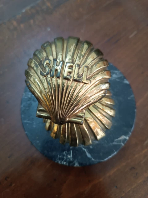 SHELL OIL TROPHY, Bibendum, PETROLIO,Genuine,1930, Car Mascot ...