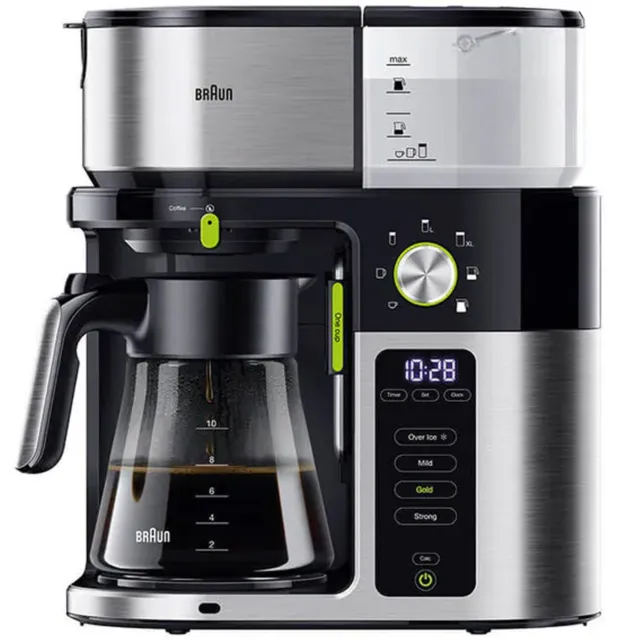 Braun MultiServe Drip Coffee Maker, Black - KF9050