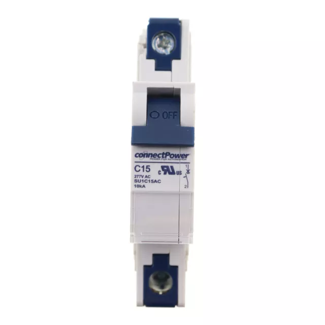 Weidmuller Su1C15Ac Circuit Breaker, Supplementary Protector, 1-Pole, 3A, 277V