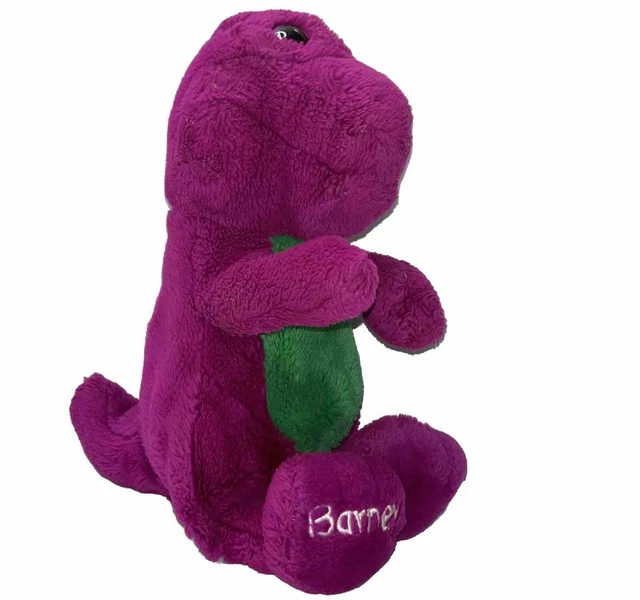 VINTAGE ORIGINAL BARNEY the Dinosaur Plush 13” Lyons group 1992 90s 3