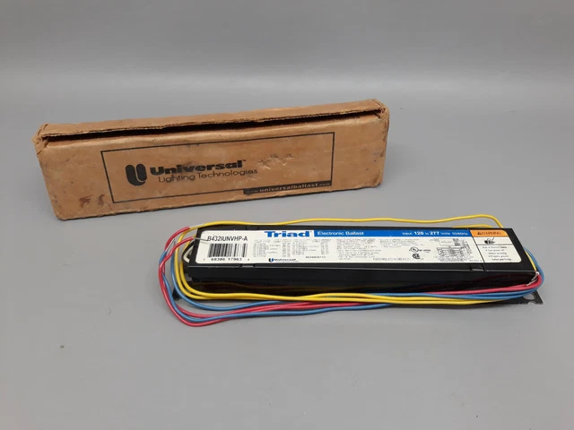 Universal Lighting Triad B432IUNVHP-A Electronic Ballast 120-277 VAC NOS