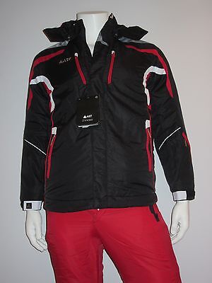 Gr. 134-140 Neige Thermo Pantalon Noir Rouge AST Branche Combinaison de Ski 