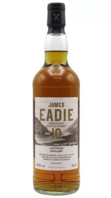 Linkwood - James Eadie Small Batch Release  10 year old Whisky 70cl