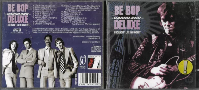 cd - Be Bop Deluxe – Radioland: BBC Radio 1 Live In Concert