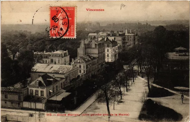 CPA VINCENNES - Cours Marigny(Cote gauche pris de la Mairie) (519713)