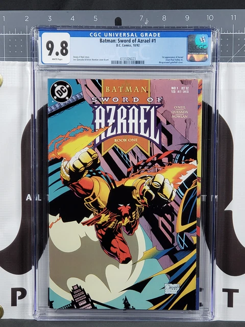 Batman: Sword of Azrael #1 CGC 9.8 **1st Appearance of Azrael**DC Comics 1992**