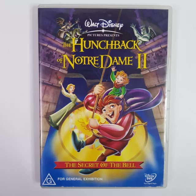 The Hunchback Of Notre Dame 2 2002 Dvd Disc Anime Movie Disney 679
