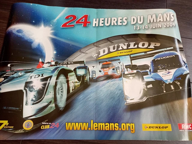 AFFICHE OFFICIELLE - MOTO 24H DU MANS Le Mans 24 Hours POSTER 1988 - 50 x 33 cm EUR 40,00