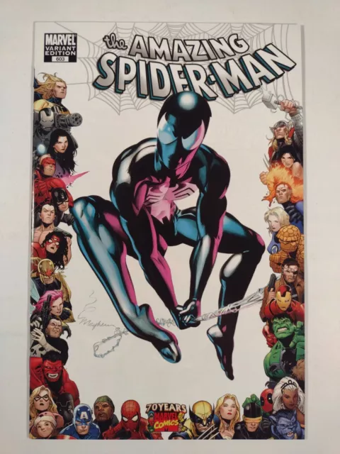 Amazing Spider-Man #603 - Mayhew 70th Anniversary Frame Variant - Marvel 2009