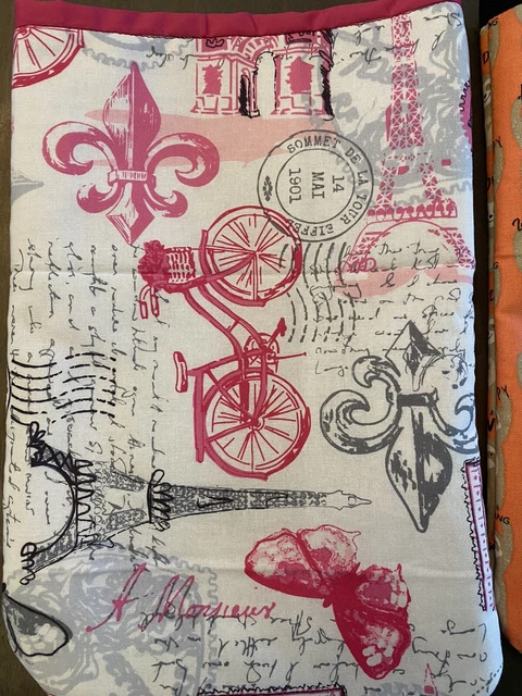 New, handmade book sleeve. France details