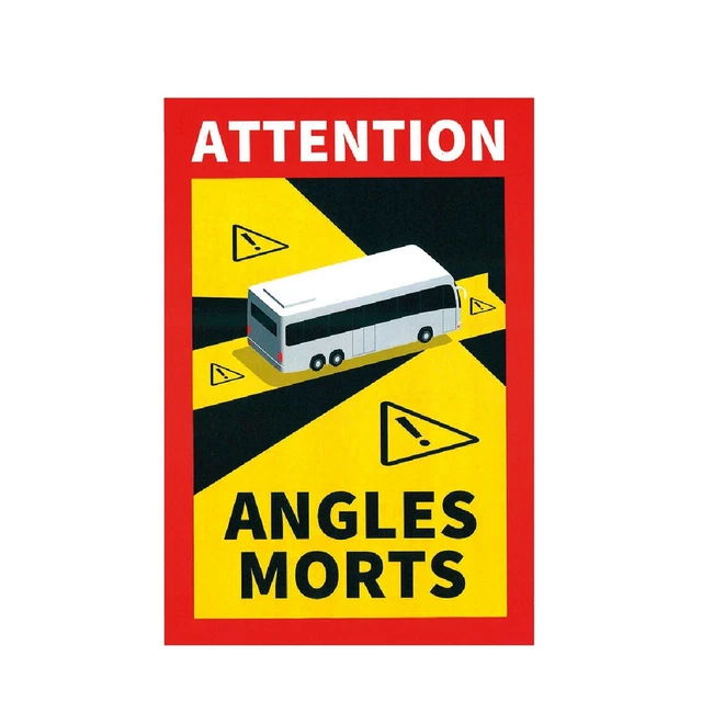 Lampa Contrassegno magnetico angoli morti, 1 pz - Autobus