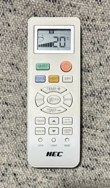 Telecomando Universale Per Condizionatore Haier, Modello 001040175CQ, Nuovo, 433 MHz, Bianco