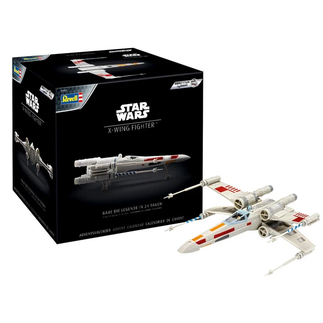Star Wars X-Wing Fighter Model Kit Advent Calendar Gift Set Scale 1/57 by Revell
