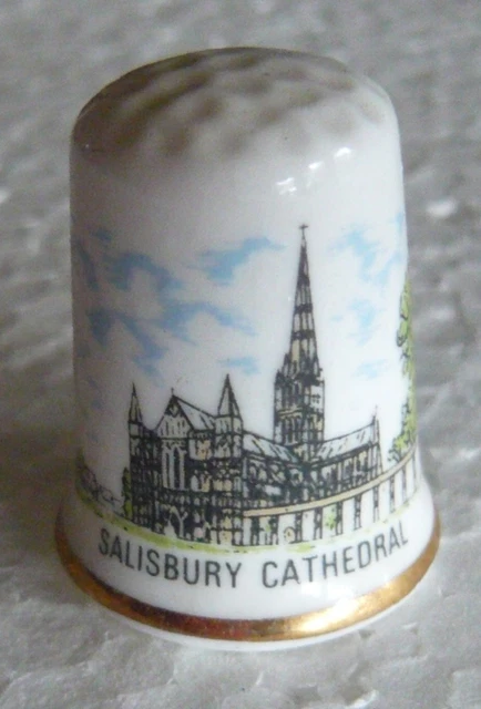 Dé à Coudre En Porcelaine Fine Collection Cannes - Édition Limitée - Avec Boîte Cadeau - Fait Main En Angleterre - 8