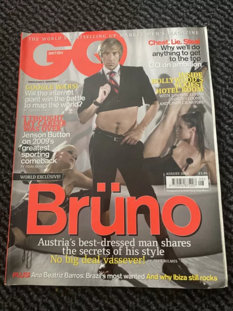 GQ Magazine August 2009 - Bruno, Ana Beatriz Barros, Jenson Button
