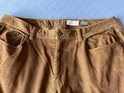 J Hilburn 5 Pocket Brown Corduroy Pants - Size 38 - Nice