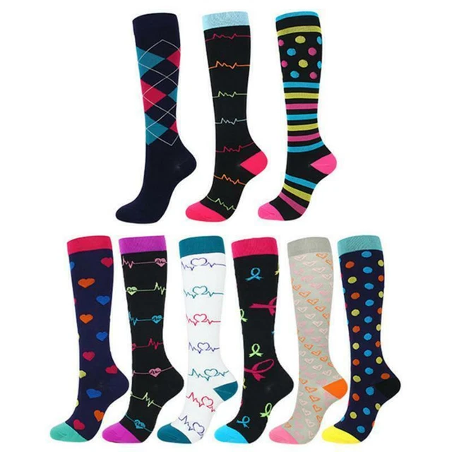 Compression Socks Stockings Knee High Womens Mens Medical 20-30 mmHG S/M - X/XL