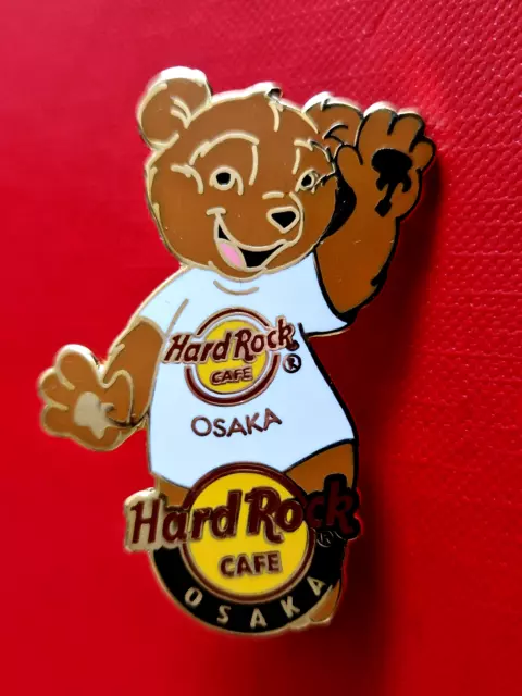 HRC Hard Rock Cafe Osaka Classic Bear White T Shirt Tee 2009 LE100 new