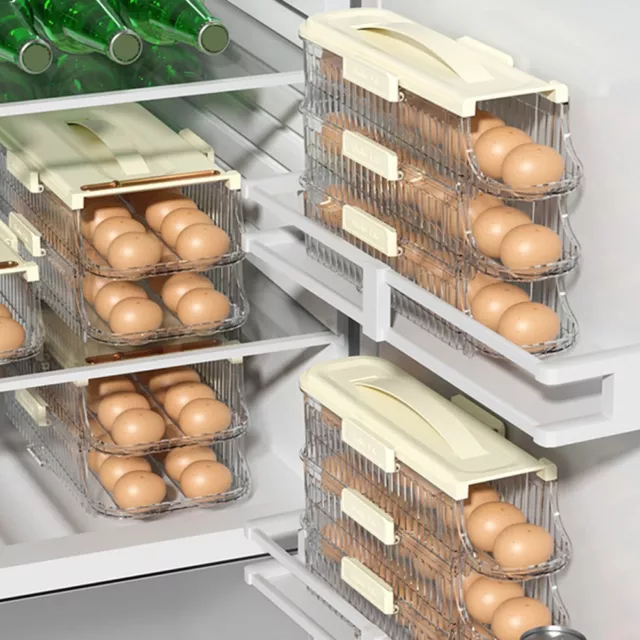 Porta uova compatto e salvaspazio per soluzione di conservazione efficiente in f