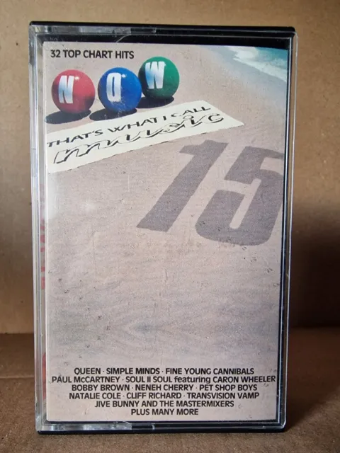Now Thats What I Call Music 15 - Original Double Cassette Album - 1989