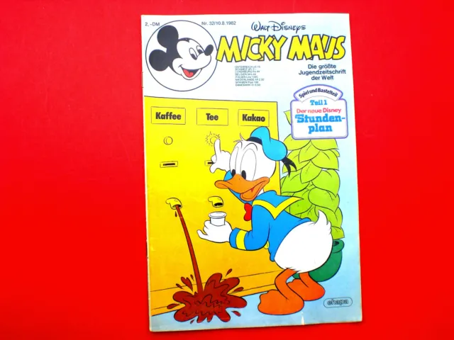 Comic MICKY MAUS  Heft 32 1982 ohne Beilage