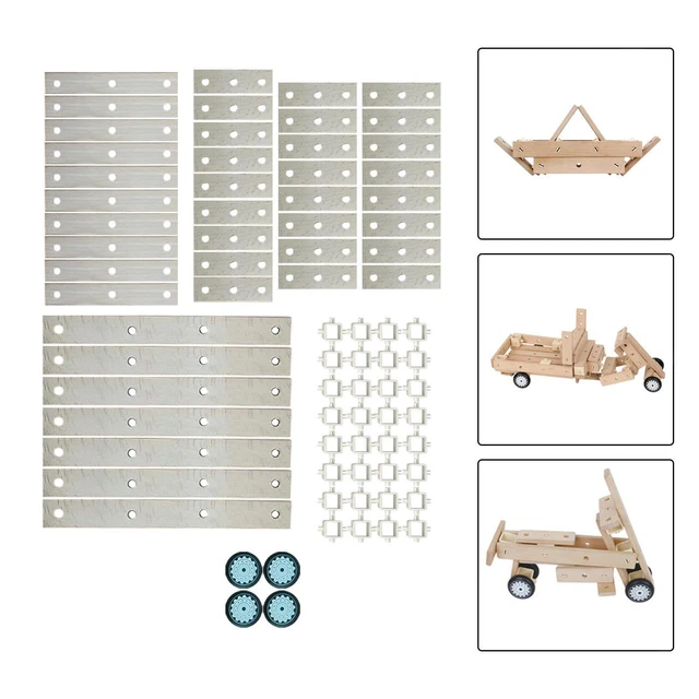 Ensemble de Blocs de Construction En Bois Ensemble de Planches de Bois Vis