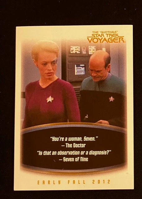 Star Trek Voyager The Quotable 2012 Rittenhouse Archives Promo Card P1