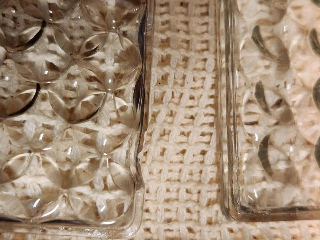 3 - antique glass prism tile.  Bubble pattern 3
