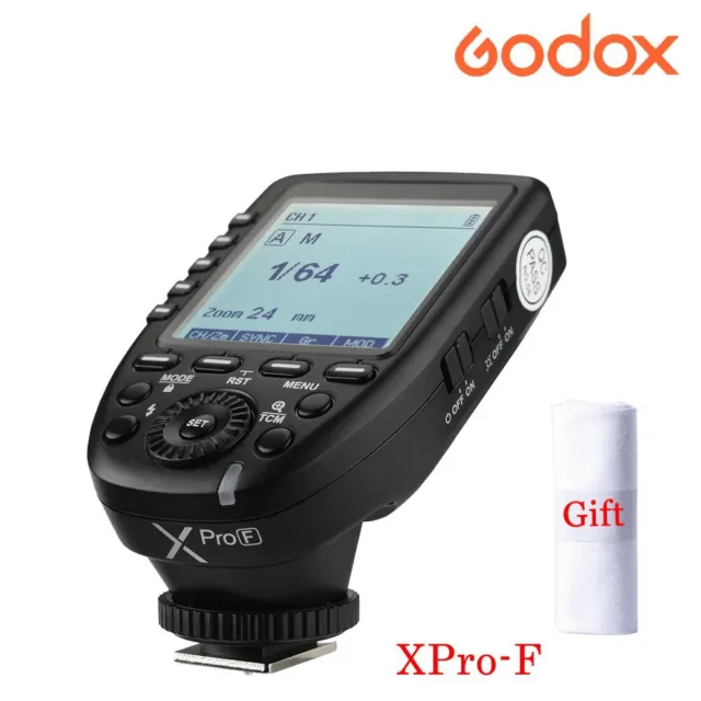 Godox XPro-F 2.4G TTL HSS Flash Transmitter Trigger For Fujifilm X-T20 T30 T2 E5