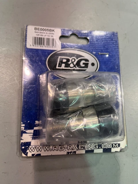 New Genuine R&G Handle Bar Ends Protection Yamaha Yzf R6 99-05 Be0005Bk