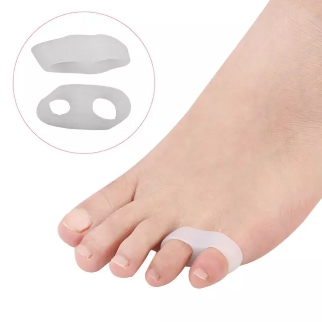 2 x Silikon Zehenspreizer Hallux Valgus PREMIUM Zehenkorrektur Bandage Korrektur