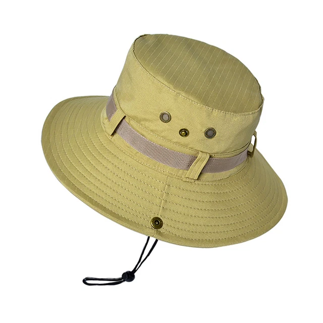 Cappello Traspirante Campeggio Cotone Poliestere Tessuto Pescatore Alta Qualità