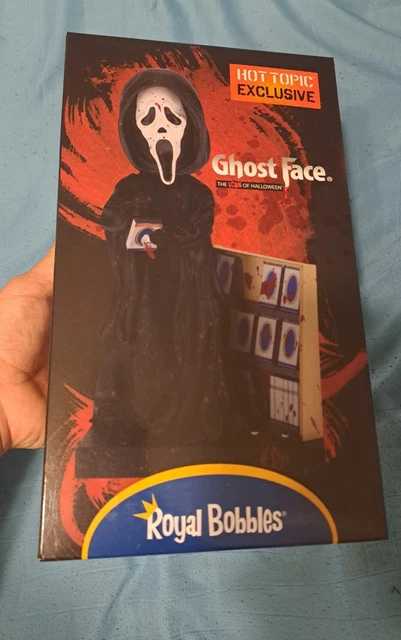 Royal Bobbles Ghostface Scream VHS Store Hot Topic Exclusive Bobblehead