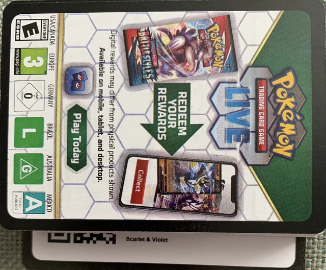 50 X POKEMON Codes Scarlet & Violet Online TCG (Sent via eBay