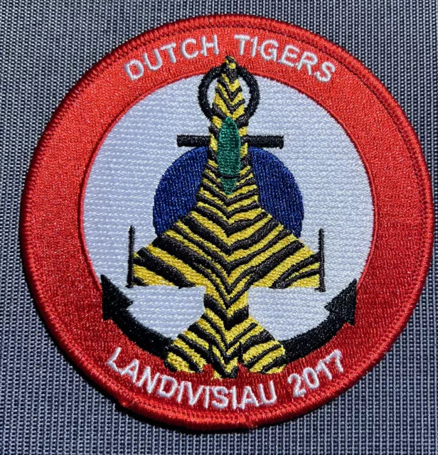 NATO Tigermeet NTM 2017 RNLAF Landivisau F-16 Official Patch Aufnäher Dutch