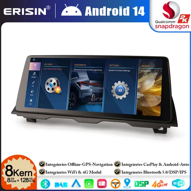Android 14 Autoradio Für BMW X5 X6 - 12.3 Zoll Mit CarPlay & Android Auto